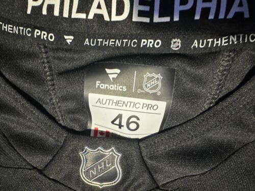 NWT Small Matvei Michkov #39 Philadelphia Flyers MEN Stitched Jersey Black.