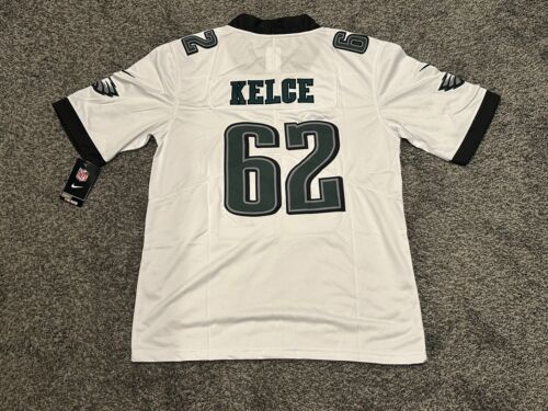 NWT Men’s Medium Jason Kelce # 62 Philadelphia Eagles White Jersey Combo