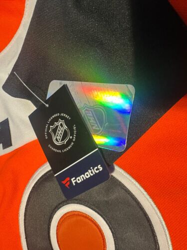 NWT Fantastics Philadelphia Flyers Travis Konecny Jersey Size 50 Medium