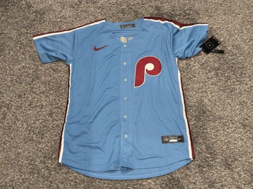 NWT Philadelphia Phillies Powder Blue Trea Turner Jersey Size XXL