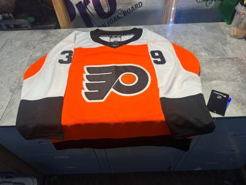 NWT Fanatics Matvei Michkov Philadelphia Flyers Jersey Size 46 Small