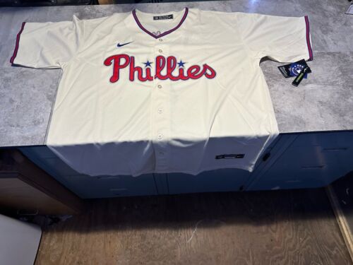 NEW Men’s Trea Turner Philadelphia Phillies Cream Jersey XXXL (2023)