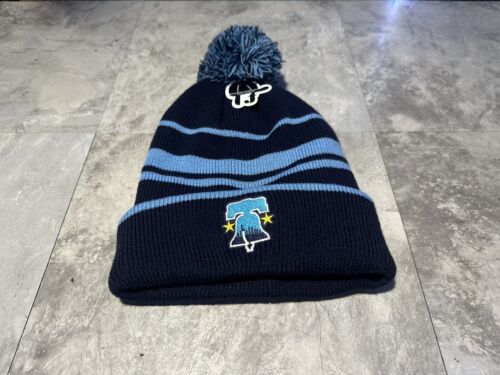 NWT PHILADELPHIA Phillies Blue MLB City Connect BEANIE. Fleece Lined.