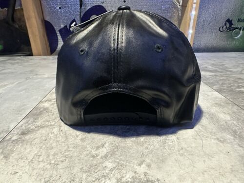 NWT Kipa Premium Philadelphia Eagles Throwback Black Leather SnapBack