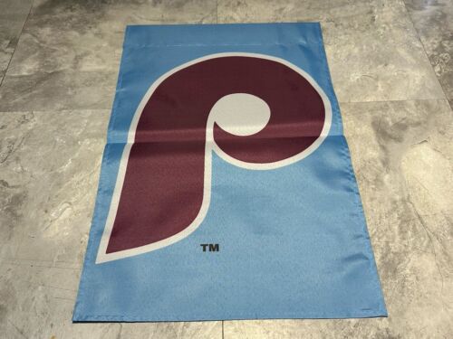 PHILADELPHIA PHILLIES Throwback Sided 11.5" X 17.5" GARDEN FLAG / YARD