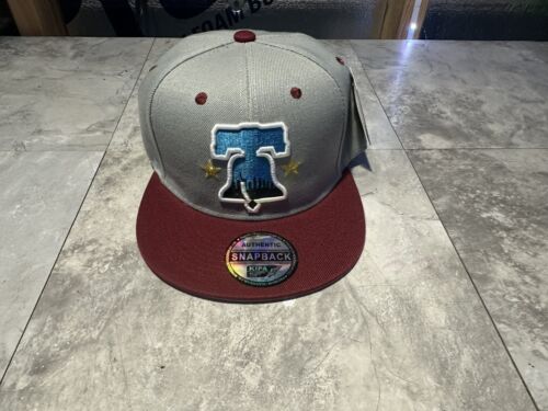 NWT Kipa Premium Philadelphia Phillies CitY Connet Gray/ Burgundy Brim Hat