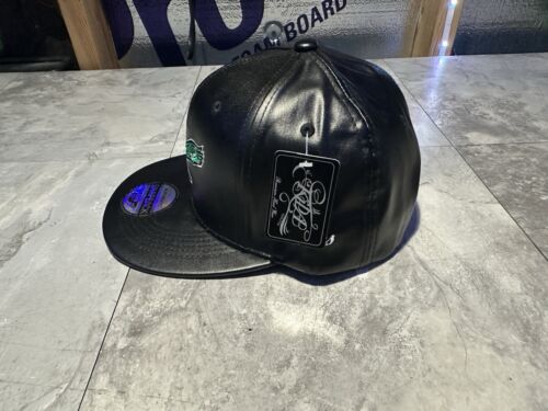 NWT Kipa Premium Philadelphia Eagles Throwback Black Leather SnapBack