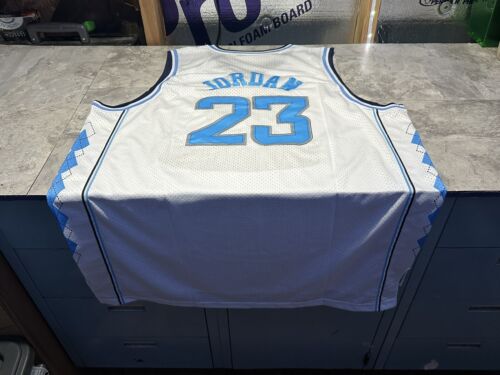 NWOT White North Carolina Tar Heels NCAA Michael Jordan 23 Basketball
