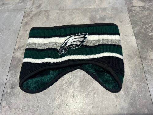 NWT PHILADELPHIA EAGLES Black/ GREEN NFL Earmuffs. Comfy Inside.