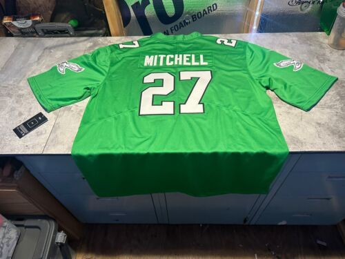NWT Nike Quinyon Mitchell Philadelphia Eagles Kelly Green Jersey Size 2XL