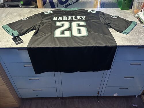 NWT Nike Philadelphia Eagles Saquon Barkley Black Jersey Size XXXL