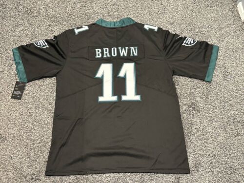 NWT Men’s Nike Large AJ Brown # 11 Philadelphia Eagles Black NFL Jersey
