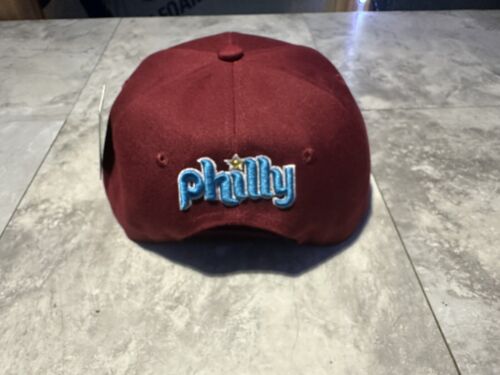 NWT Kipa Premium Philadelphia Phillies City Connect Burgundy Cap Lid