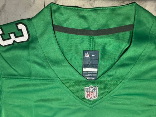 NWT Youth Large Philadelphia Eagles Cooper DeJean Throwback Kelly Green Jersey