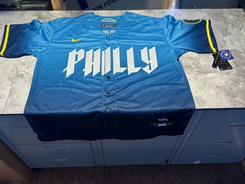 NWT XLarge Bryce Harper Philadelphia Phillies City Connect Jersey Size XL