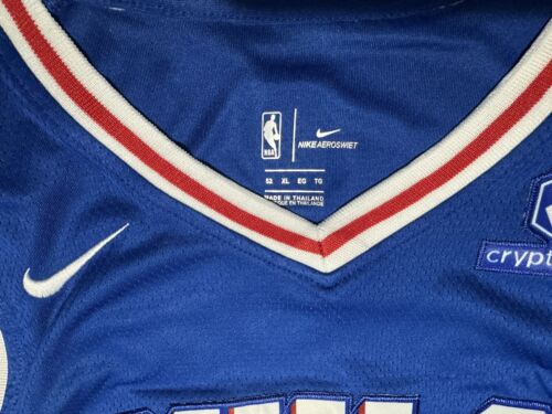 NWT Sixers 76ers Paul George City Edition Jersey Size XL Extra Large