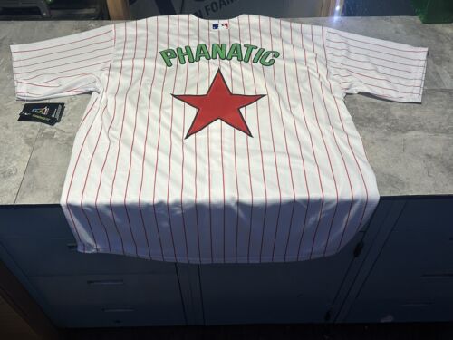 NWT Men's XL Philadelphia Phillies PHANATIC Jersey Size XLarge. Old logo