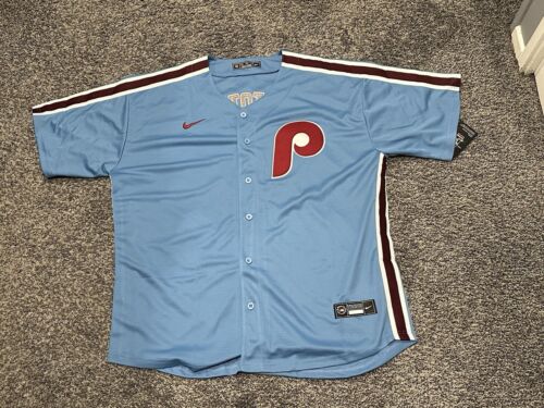 NWT 2XL Philadelphia Phillies Powder Blue Bryson Stott Jersey Size 2XL