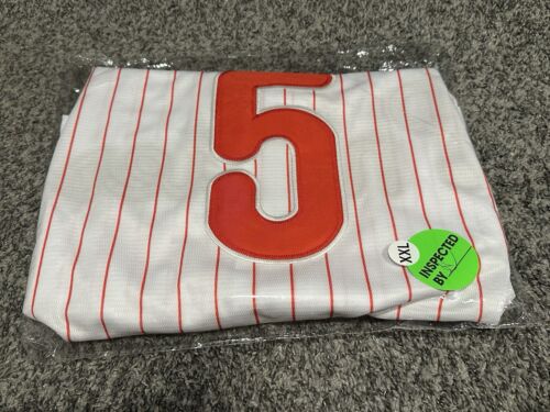NWT Philadelphia Phillies White W/ pinstripe Bryson Stott Jersey Size