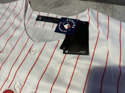 NWT Men’s Trea Turner Phillies Home Pinstripe Jersey Medium