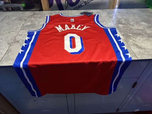 Philadelphia 76ers Tyrese Maxey Swingman Jersey Statement Edition Small