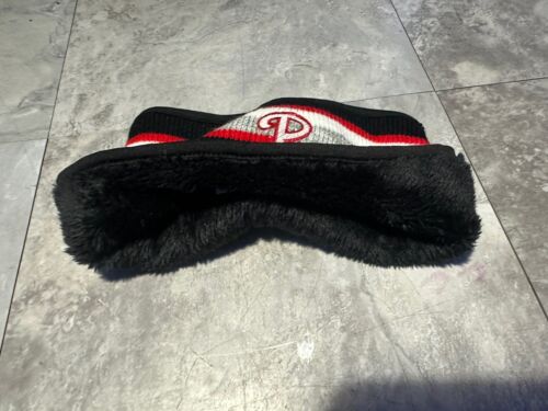 NWT Philadelphia Phillies Red hat Headband, Earmuffs Cap NEW. Fleece Lined