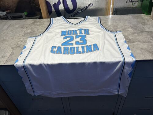 NWOT White North Carolina Tar Heels NCAA Michael Jordan 23 Basketball