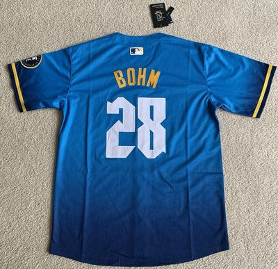 NWT Youth XL Nike Alec Bohm Philadelphia Phillies City Connect Jersey Combo