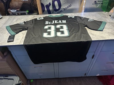 NWT Cooper DeJean Philadelphia Eagles Black Jersey Size Large