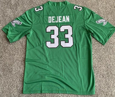 NWT Men’s Nike Cooper DeJean Kelly Green Jersey Small Philadelphia E