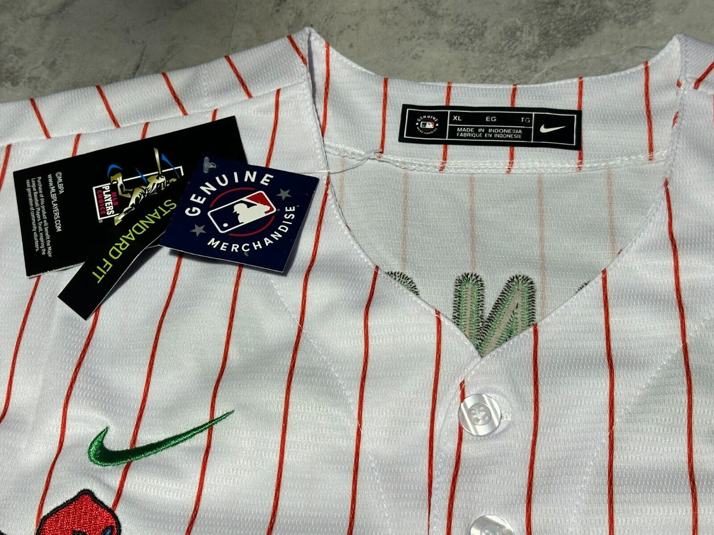 NWT 2024 Kid’s Youth Philadelphia Phillies PHANATIC Jersey Size XL