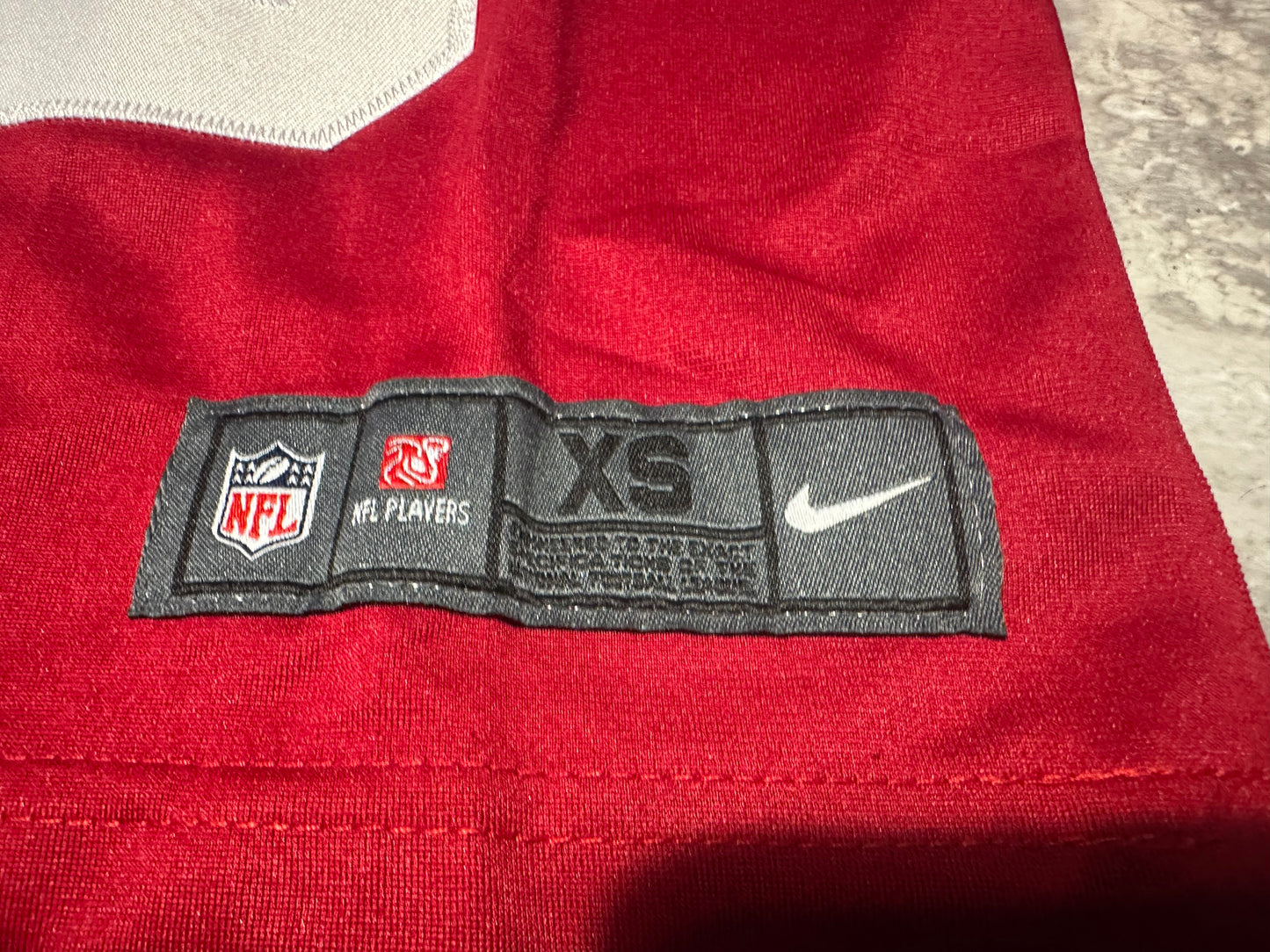 NWT Youth Christian McCaffrey # 23 San Francisco 49ers jersey Large