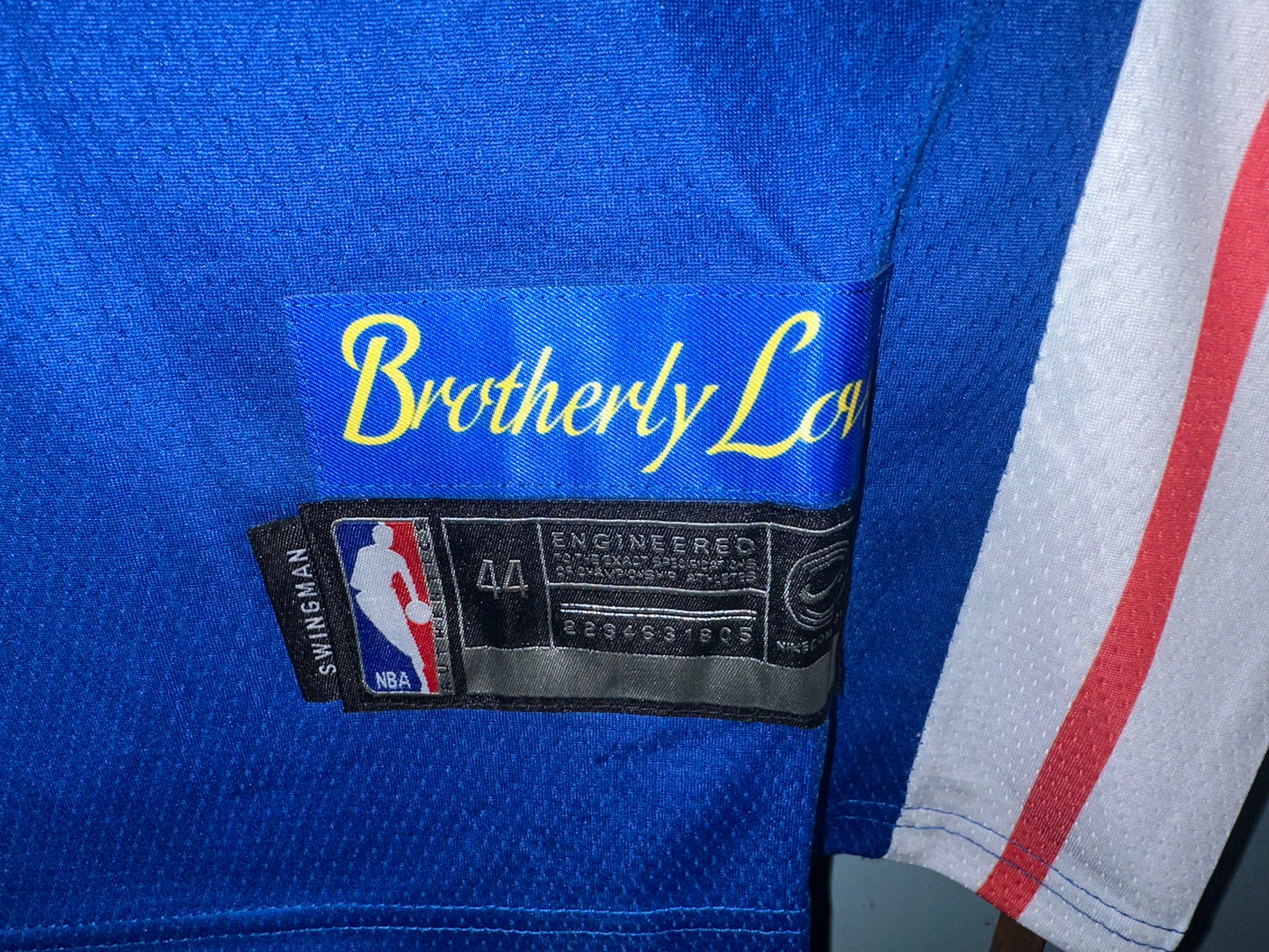 NWT Philadelphia 76ers Joel Embiid Swingman Jersey Statement Edition Blue Small