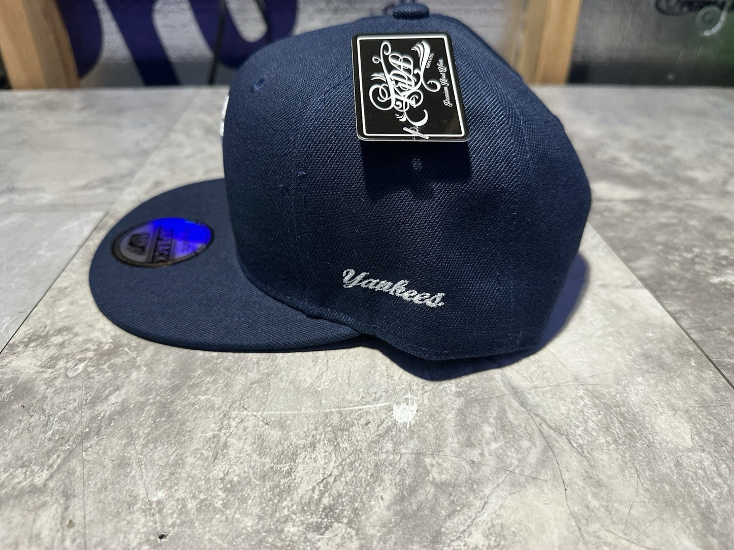 NWT Kipa Premium New York Yankees Blue/ White NY Hat Cap Lid