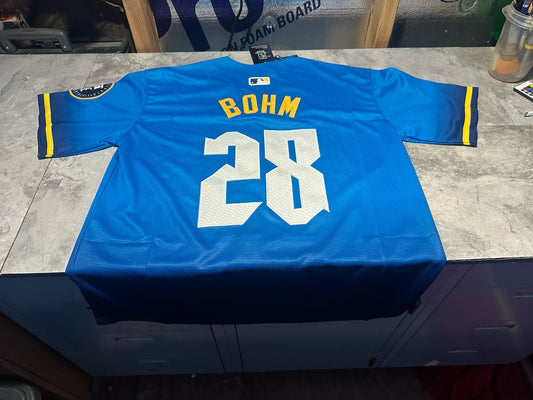 NWT Nike Philadelphia Phillies City Connect Alec Bohm Jersey Size Larg