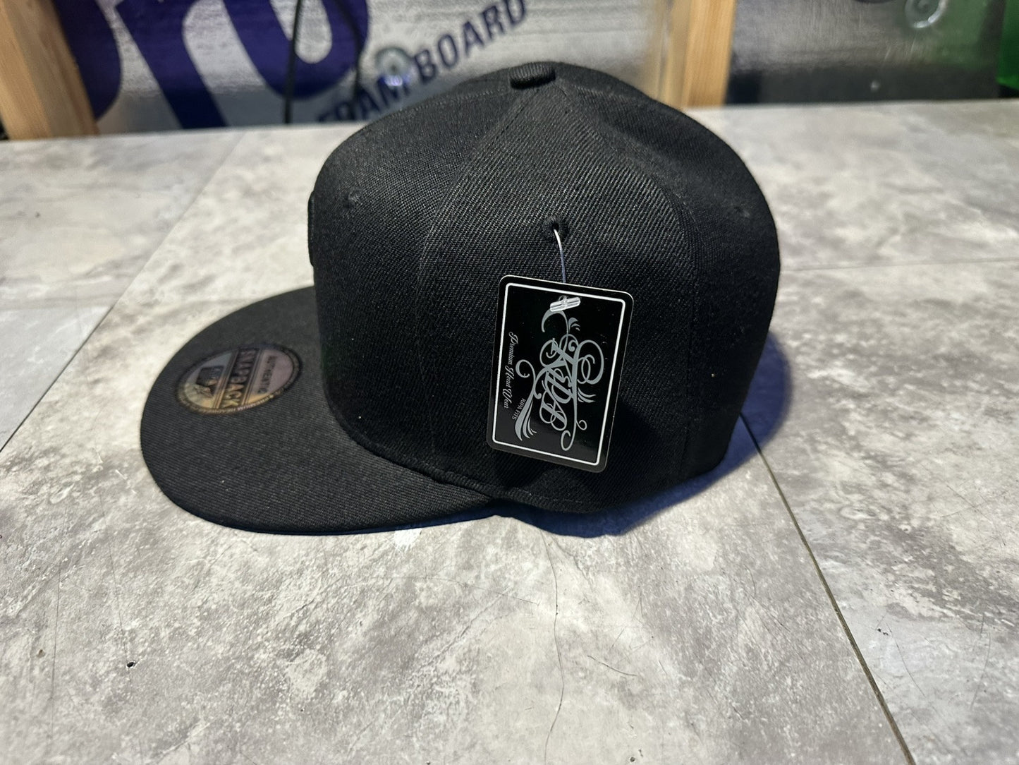 NWT Kipa Premium Philadelphia Phillies Black/ Black Brim Cap Lid