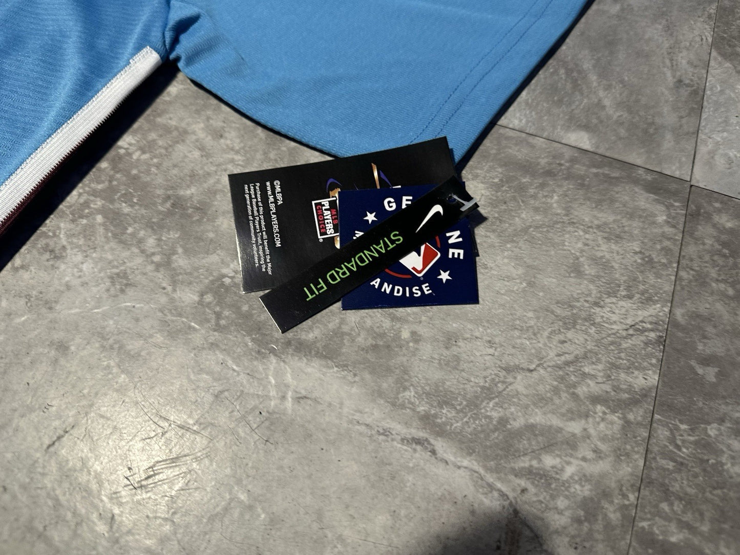 NWT Philadelphia Phillies Powder Blue Bryson Stott Jersey Size 2XL