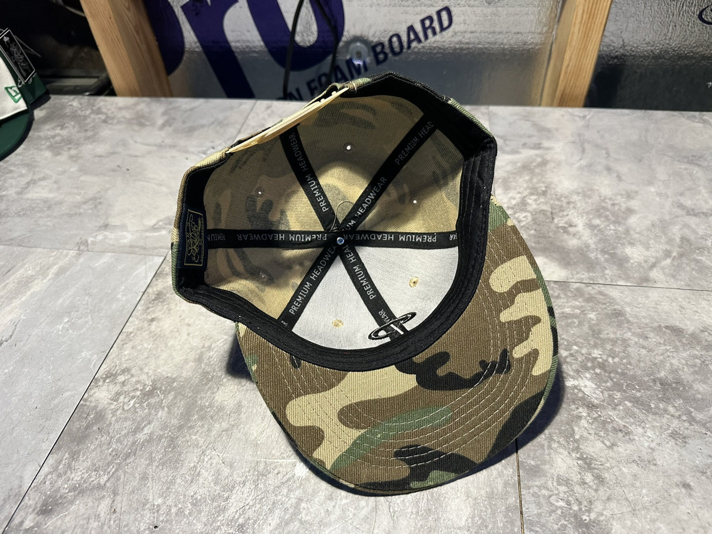 NWT Kipa Premium Philadelphia Phillies Camo/ Black P Hat Cap Lid