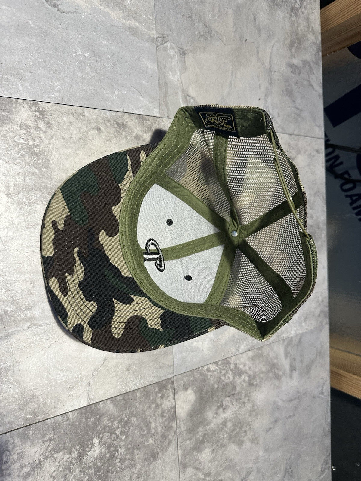 NWT Kipa Premium Philadelphia Phillies Camo/ Black P Mesh Hat Cap Lid