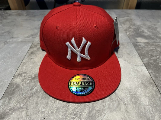 NWT Kipa Premium New York Yankees Red/ White NY Hat Cap Lid
