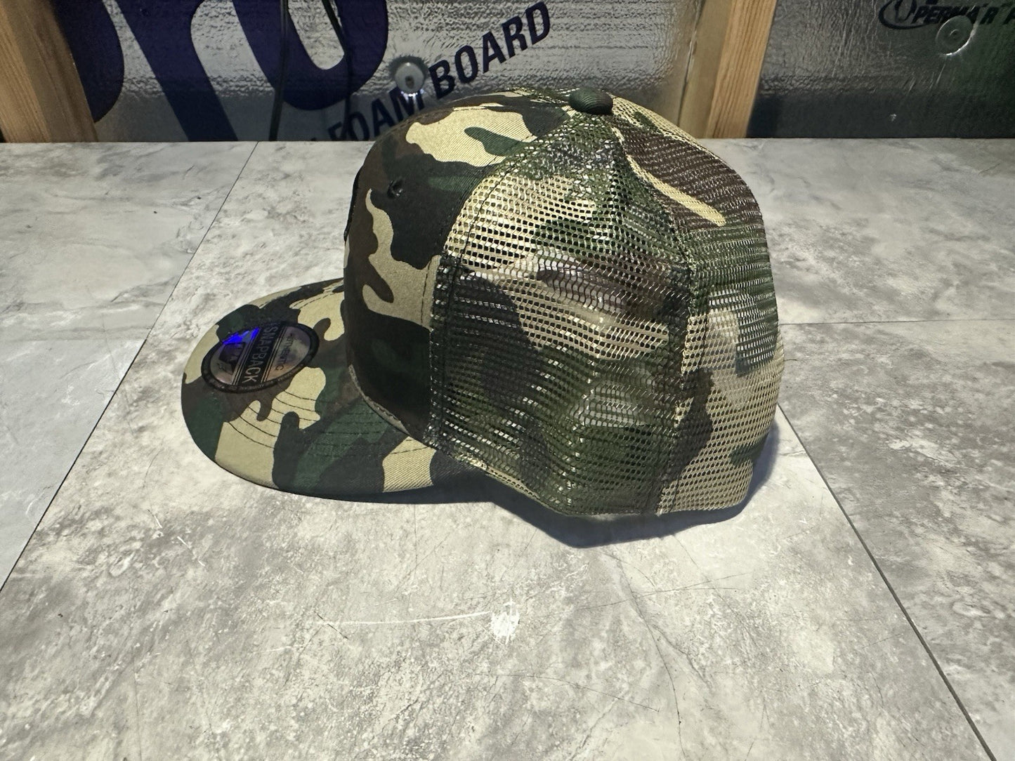 NWT Kipa Premium Philadelphia Phillies Camo/ Black P Mesh Hat Cap Lid