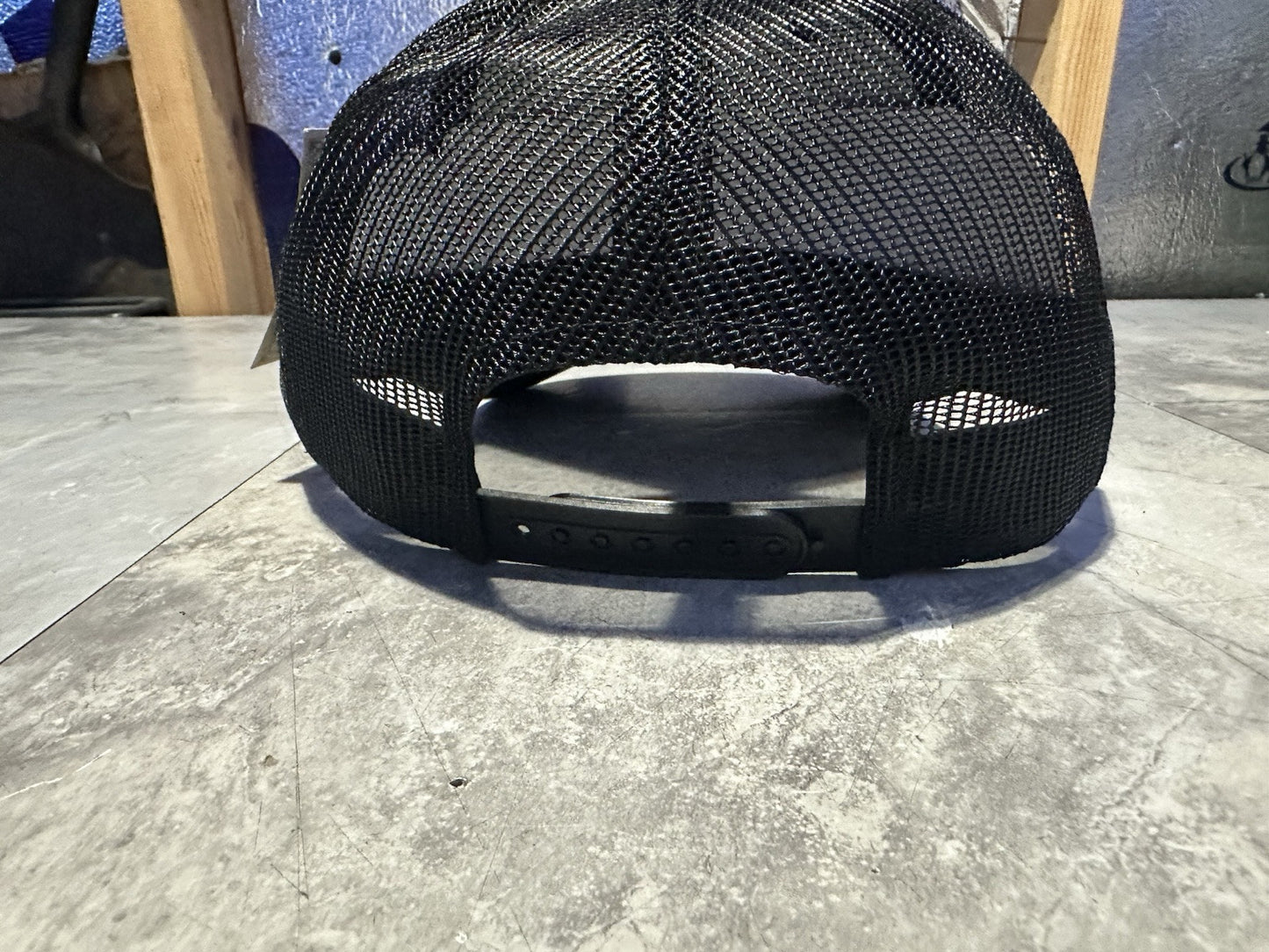 NWT KBETHOS Black American Flag SnapBack Hat. Cap, Black.