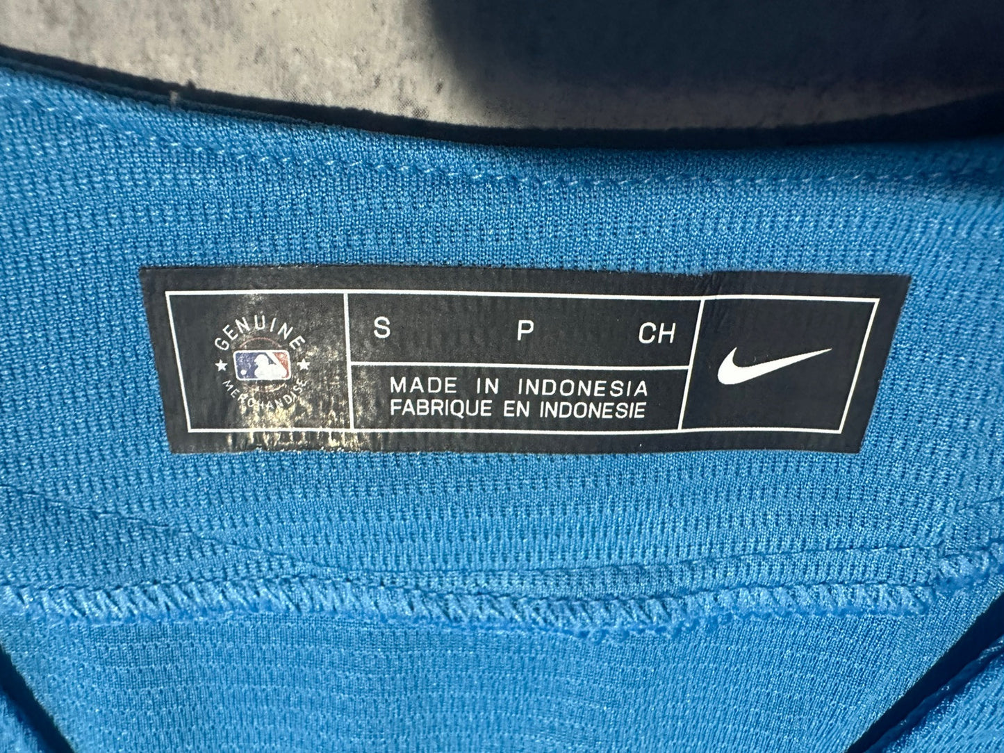 NWT Nike Philadelphia Phillies Powder Blue Kyle Schwarber Jersey Size Small