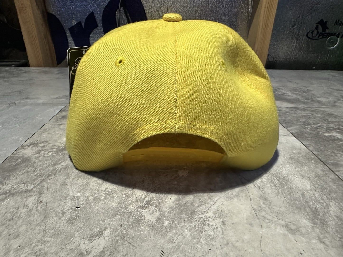 NWT Kipa Premium New York Yankees Yellow/ White NY Hat Cap Lid